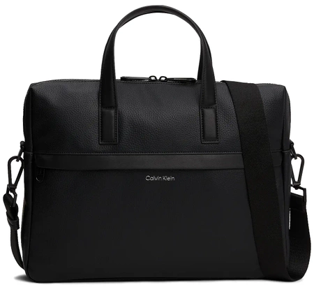 CALVIN KLEIN torba na laptopa teczka aktówka czarna torba męska