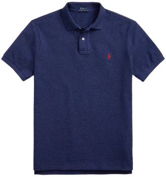 Koszulka polo z krótkim rękawem POLO RALPH LAUREN t-shirt granatowy r. L