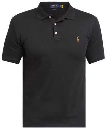 Koszulka polo z krótkim rękawem POLO RALPH LAUREN t-shirt czarny r. M