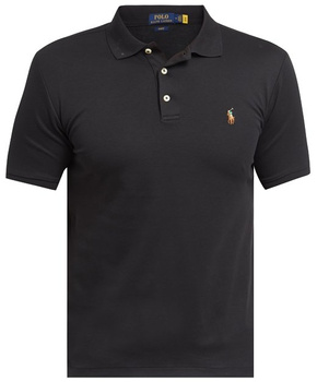 Koszulka polo z krótkim rękawem POLO RALPH LAUREN t-shirt czarny r. L