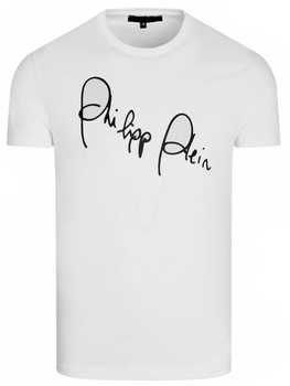 Koszulka z krótkim rękawem PHILIPP PLEIN biała z logo