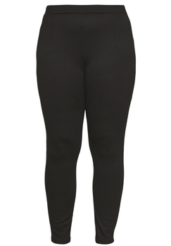 Cygaretki legginsy spodnie materiałowe damskie plus size czarne VILA