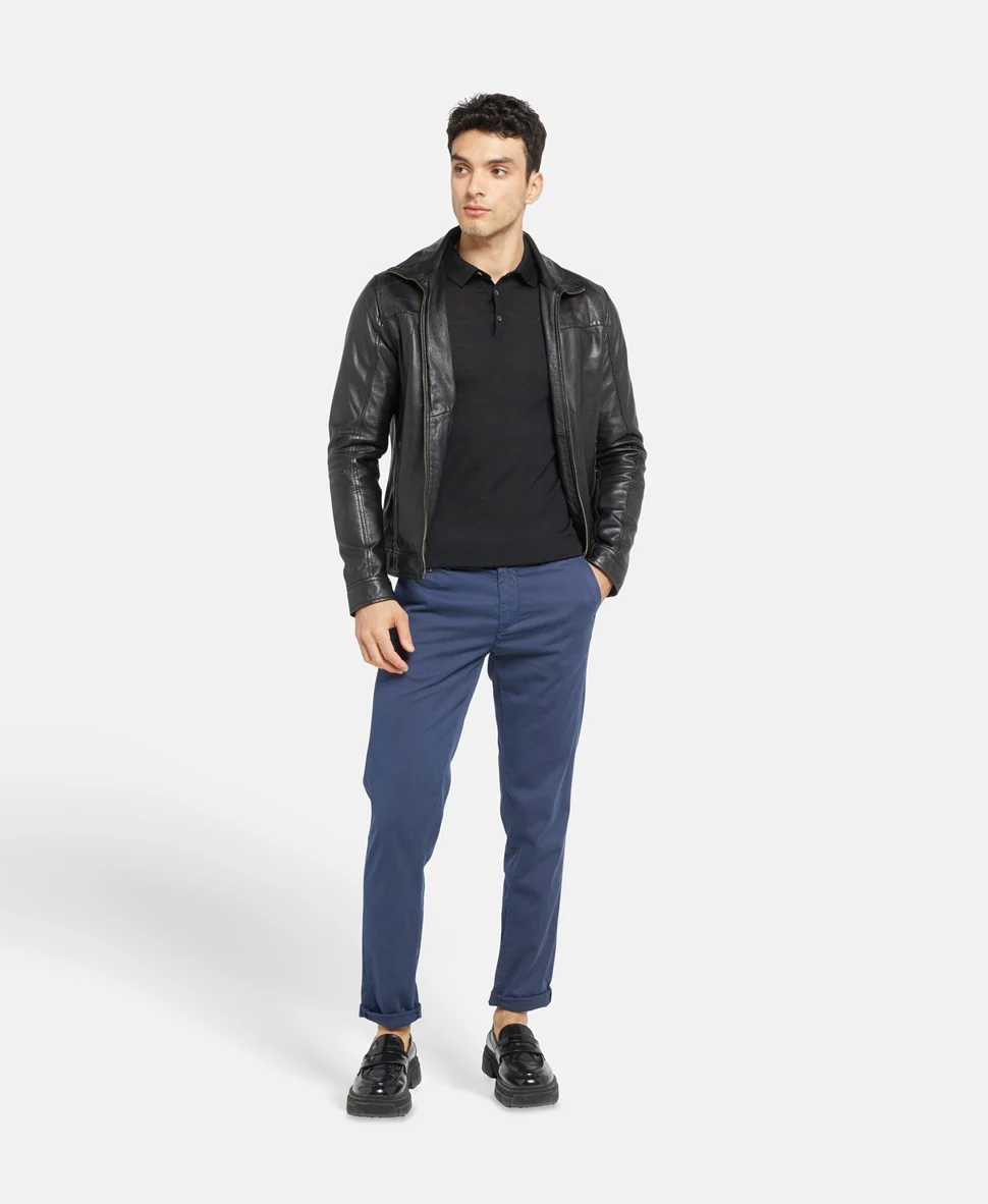 Koszulka męska z krótkim rękawem HUGO BOSS T-Shirt 100% wełna r. S - obrazek 4