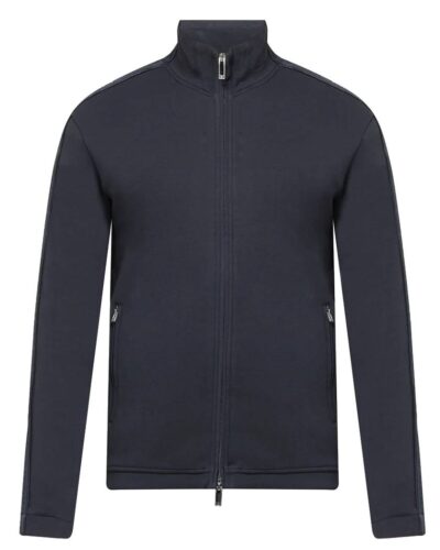 Sweter męski EMPORIO ARMANI granatowy sportowa koszulka z długim rękawem r. XL