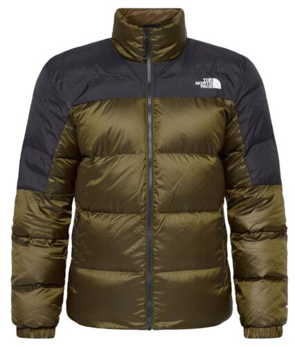 Kurtka zimowa męska THE NORTH FACE pikowana puch naturalny bez kaptura r. M