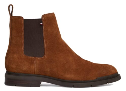 Męskie buty skórzane Tommy Hilfiger r. 43 28,5 cm półbuty sztyblety brązowe