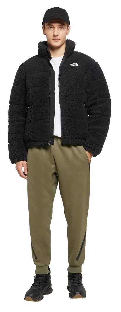 Kurtka zimowa puchowa męska THE NORTH FACE HIGH PILE JACKET r. XL ocieplana pluszowa - obrazek 5