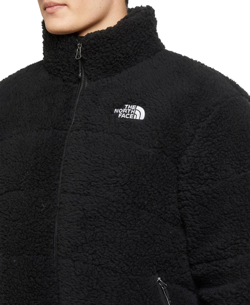 Kurtka zimowa puchowa męska THE NORTH FACE HIGH PILE JACKET r. XL ocieplana pluszowa - obrazek 4