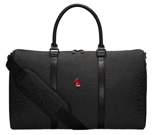 Torba sportowa męska NIKE JORDAN czarna pojemna duża podróżna