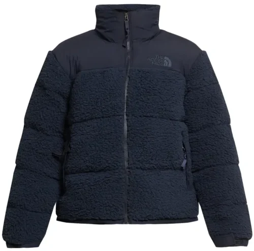 Kurtka zimowa puchowa męska THE NORTH FACE SHERPA NUPTSE JACKET r. L ocieplana pluszowa